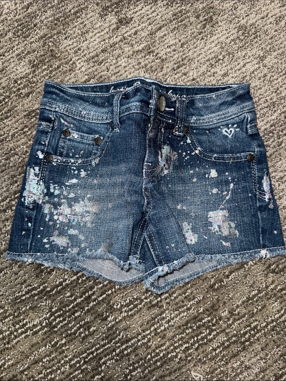 Distressed Premium Denim Shorts - size 7R. !